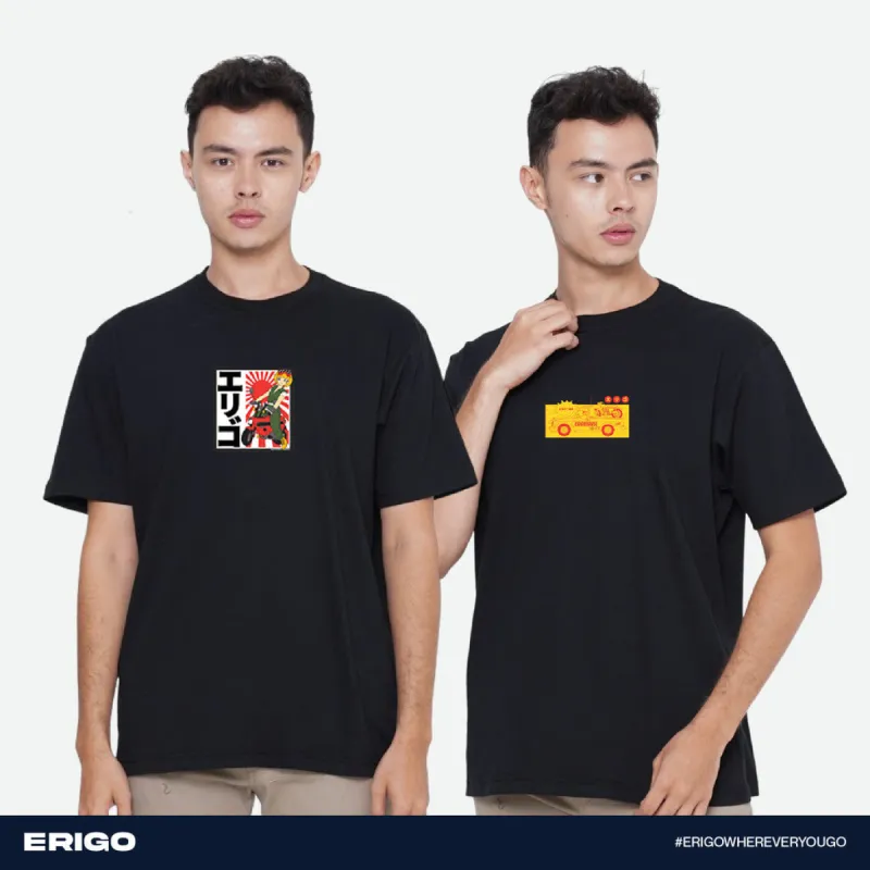 Erigo Buy 1 Get 2 T-Shirt Graphic Bundling 2 | Takerio Black, Taru Black sold by Erigo