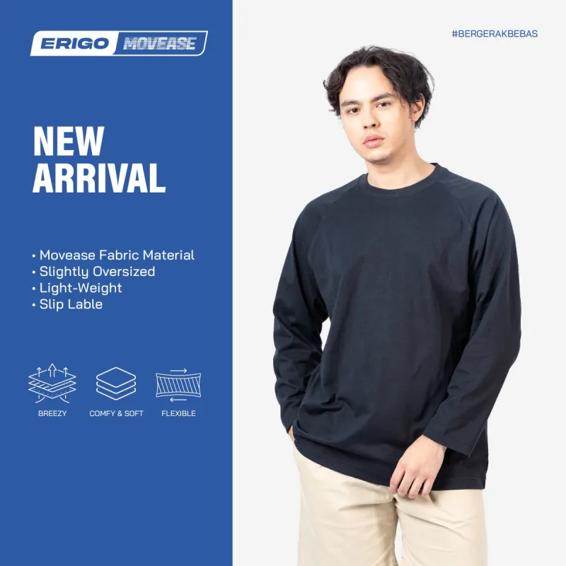 Erigo Movease Long Sleeve Aiken Black Unisex sold by Erigo