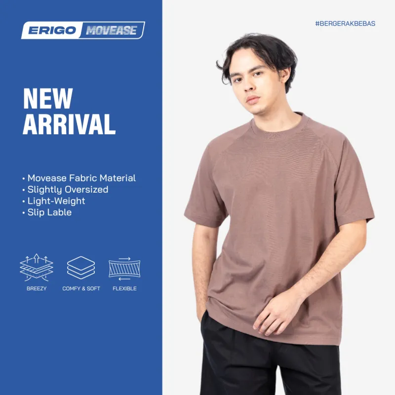 Erigo Movease Short Sleeve Luis Taupe Unisex sold by Erigo
