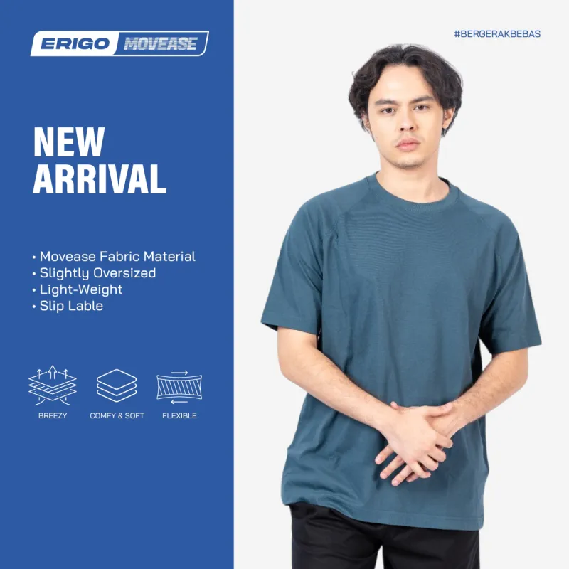 Erigo Movease Short Sleeve Liam Blue Unisex sold by Erigo