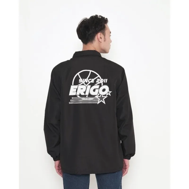 Erigo Coach Jacket Donaghy Black sold by Erigo