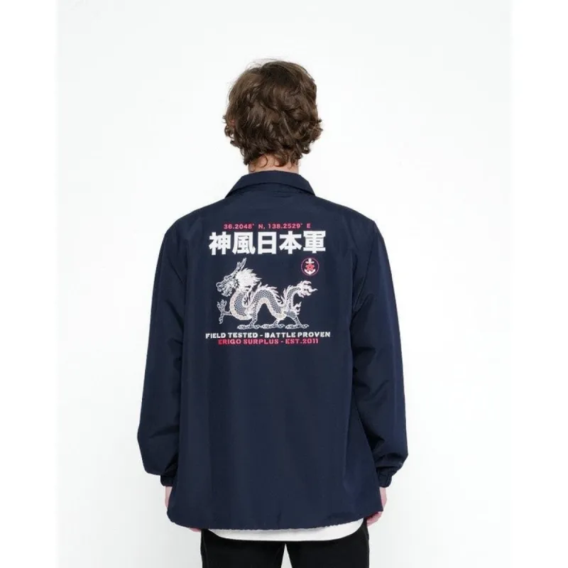 Erigo Coach Jacket Joice Proven Navy sold by Erigo