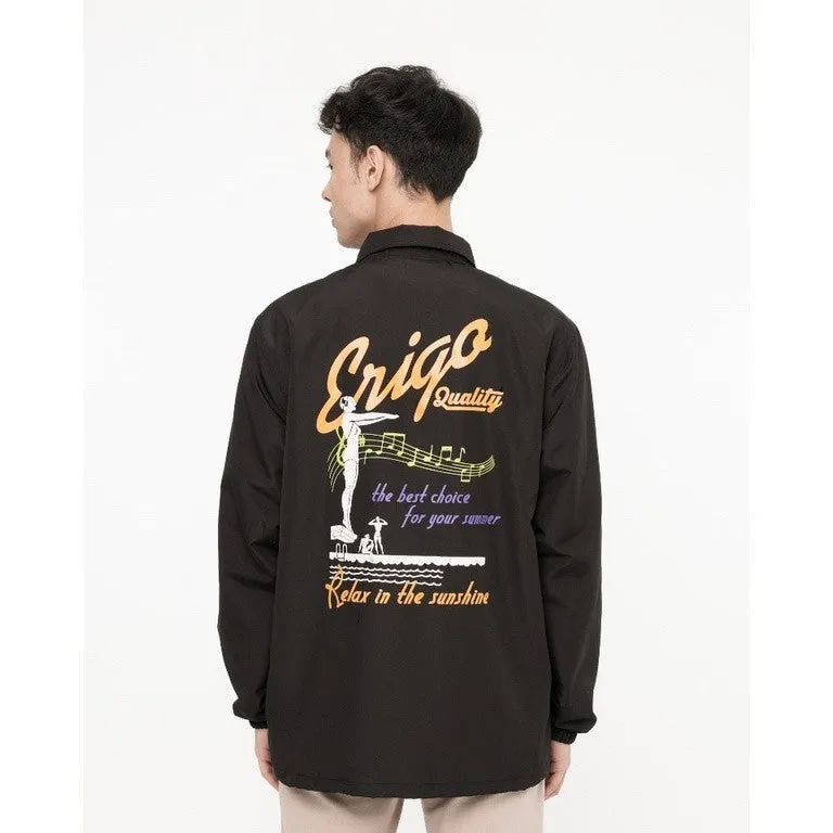 Erigo Coach Jacket The Sunshine Black sold by Erigo