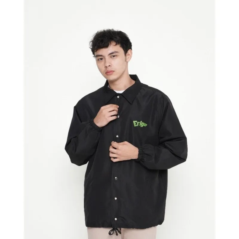 Erigo Coach Jacket Wilkens Black sold by Erigo