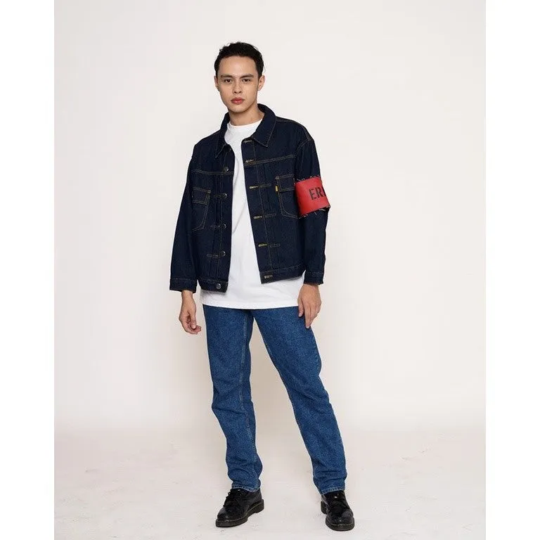 Erigo Denim Jacket Pocket Croix Mud Blue sold by Erigo product image thumbnail 5