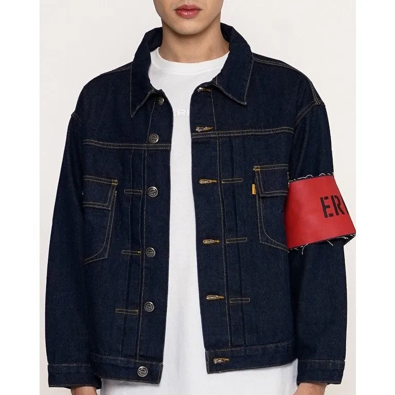 Erigo Denim Jacket Pocket Croix Mud Blue sold by Erigo product image thumbnail 4