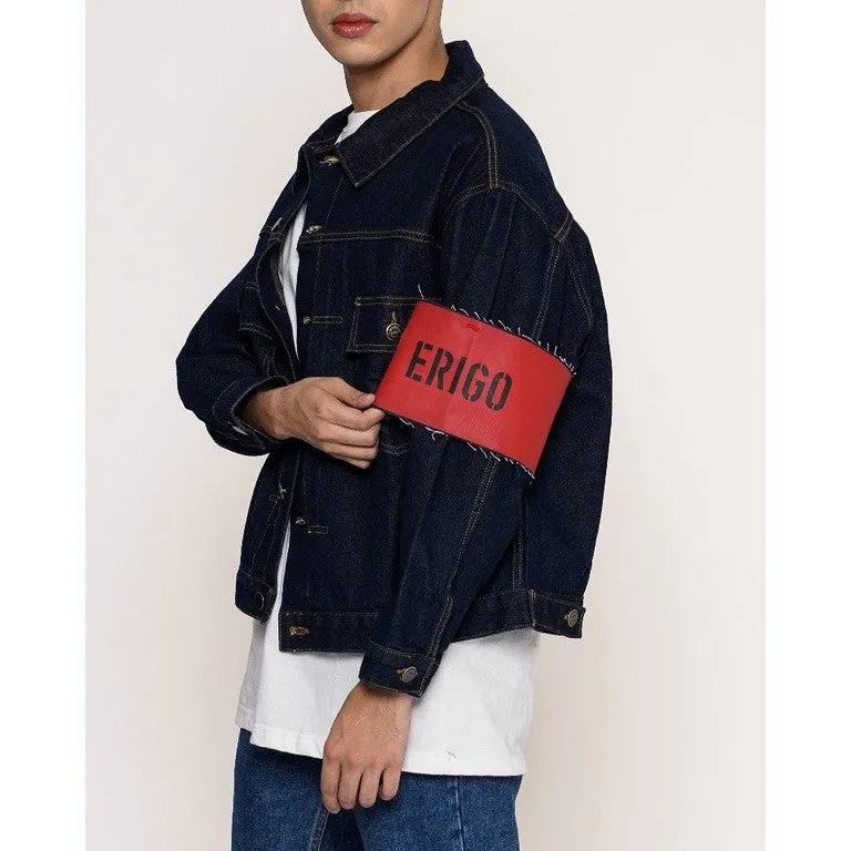 Erigo Denim Jacket Pocket Croix Mud Blue sold by Erigo product image thumbnail 2