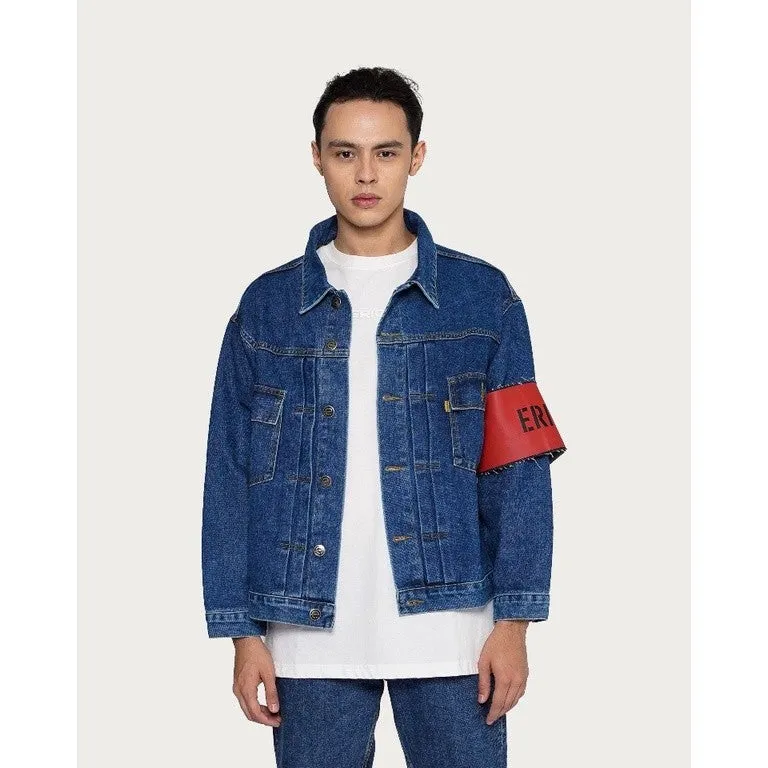 Erigo Denim Jacket Pocket Roa Medium Blue Unisex sold by Erigo