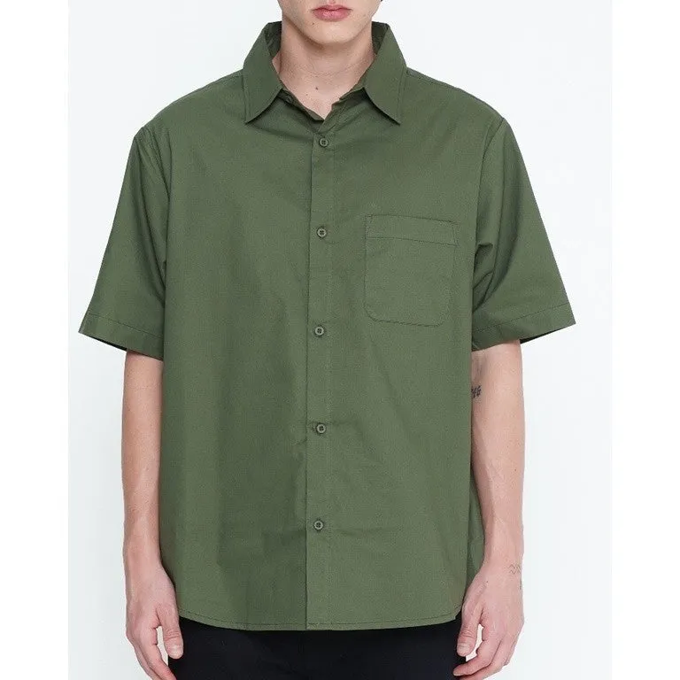 Erigo Kemeja Basic Short Sleeve Clise Emerald Unisex sold by Erigo product image thumbnail 4