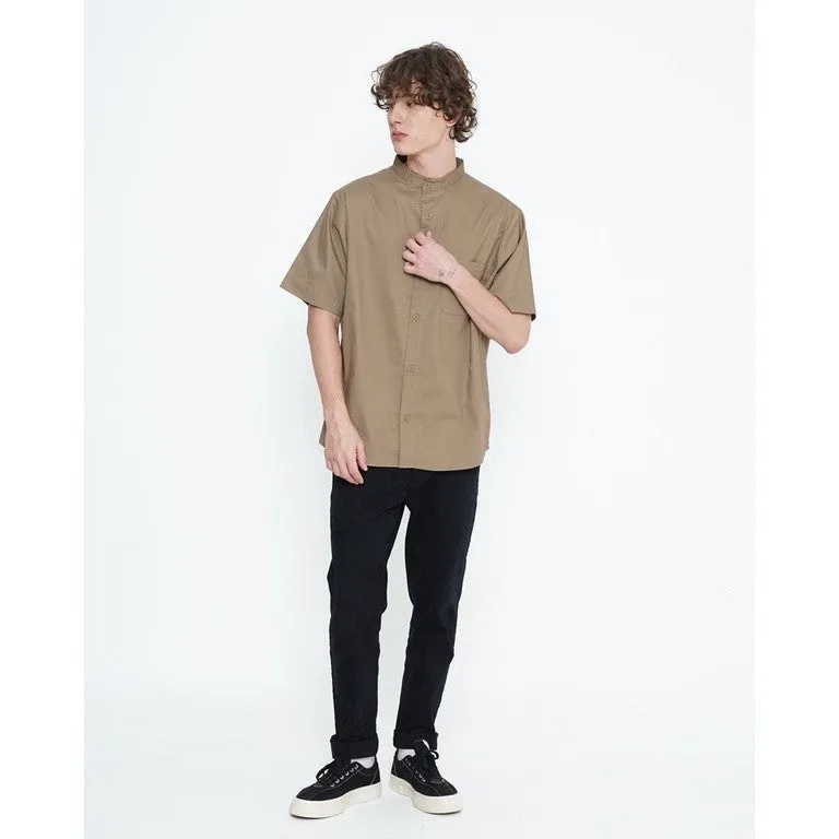 Erigo Kemeja Shanghai Short Sleeve Slania Khaki Unisex sold by Erigo product image thumbnail 4