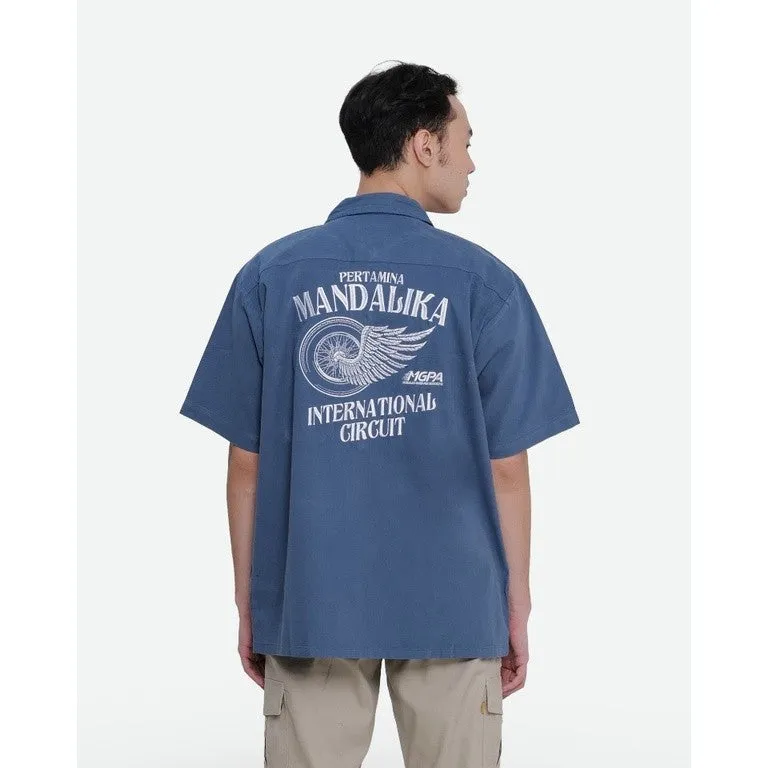 Erigo Work Shirt Mandalika | Mgpa Racing Navy Unisex sold by Erigo
