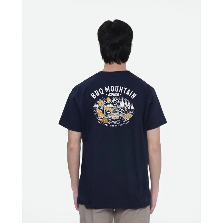 Erigo T-Shirt Bbq Mountain Navy Unisex sold by Erigo product image thumbnail 5