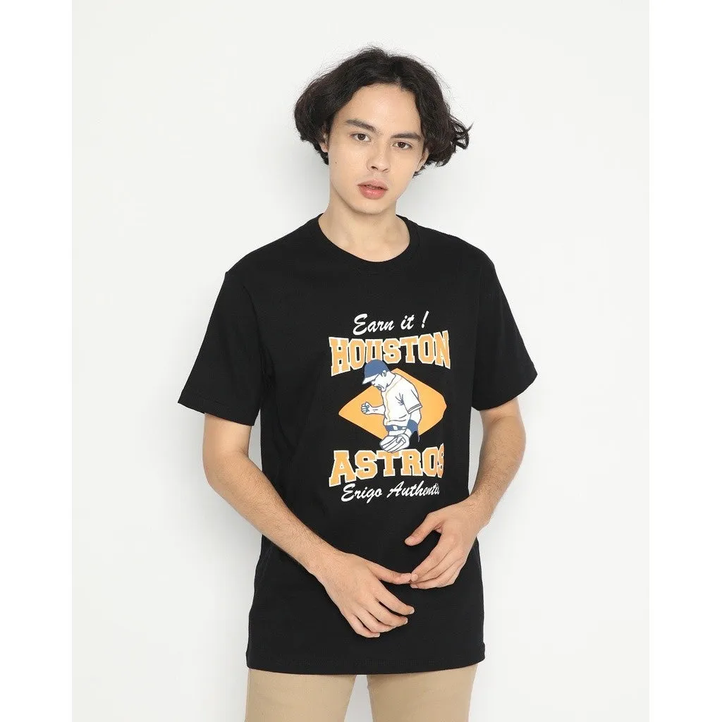 Erigo T-Shirt Houston Astros Black Unisex sold by Erigo