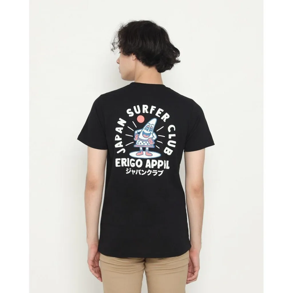 Erigo T-Shirt Japan Surfer Black Unisex sold by Erigo