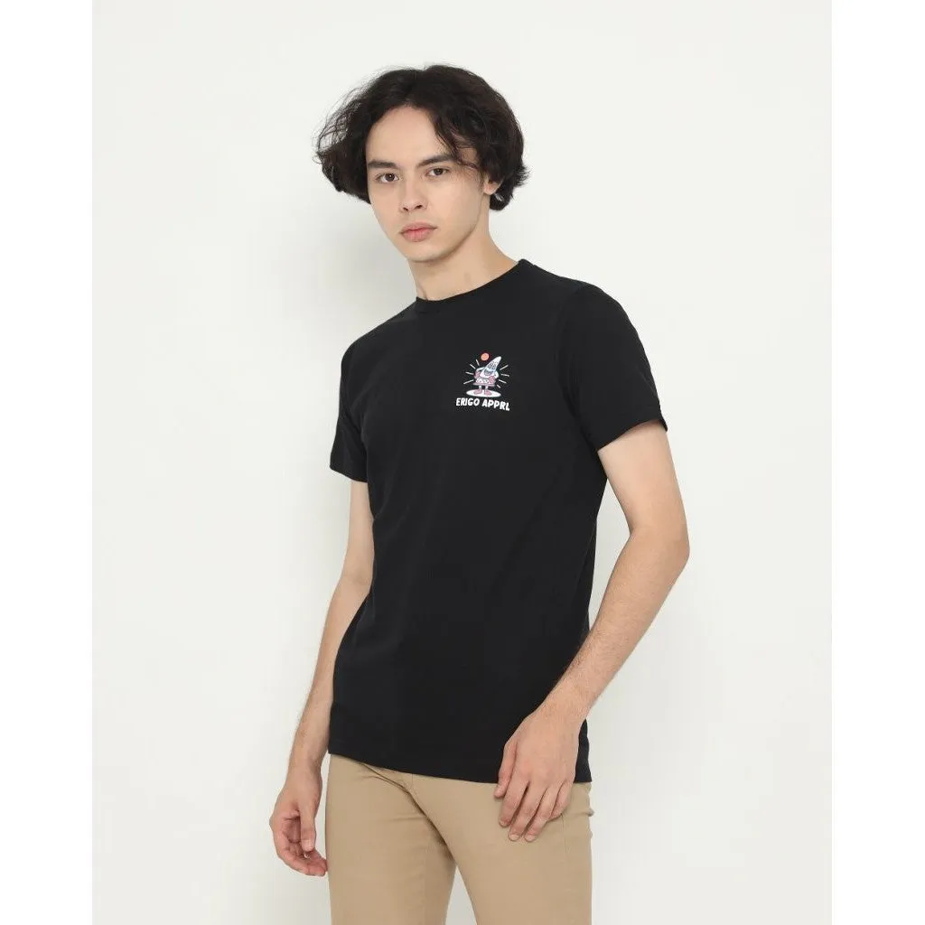 Erigo T-Shirt Japan Surfer Black Unisex sold by Erigo product image thumbnail 3