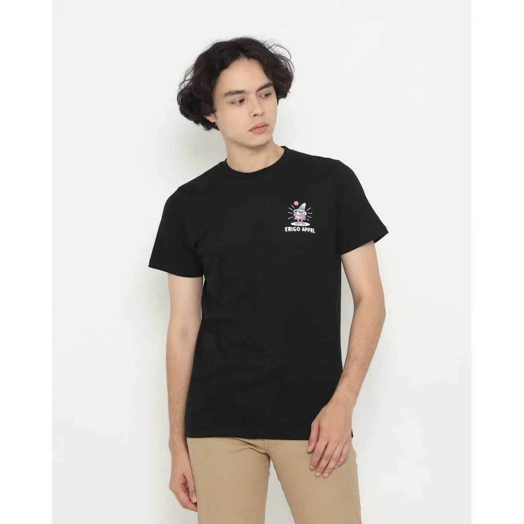 Erigo T-Shirt Japan Surfer Black Unisex sold by Erigo product image thumbnail 2