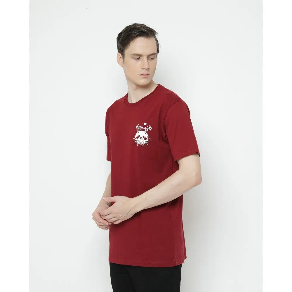 Erigo T-Shirt Miami Island Maroon Unisex sold by Erigo