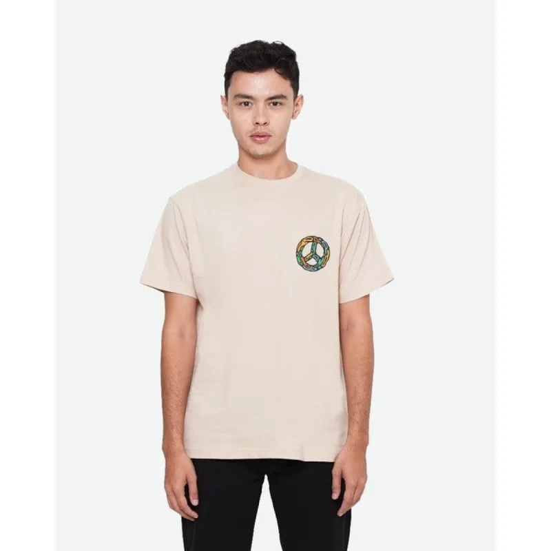 Erigo T-Shirt Peace Hippie Khaki Unisex sold by Erigo