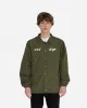 Erigo Fujinkai Coach Jacket Graphic Ronin Olive sold by Erigo