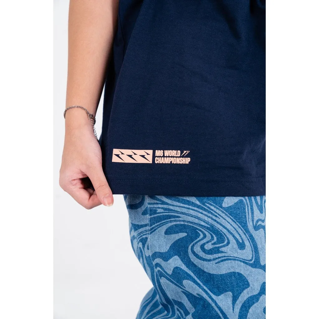 Erigo X M6 T-Shirt Oversize Sacred Claude Navy Unisex sold by Erigo product image thumbnail 3