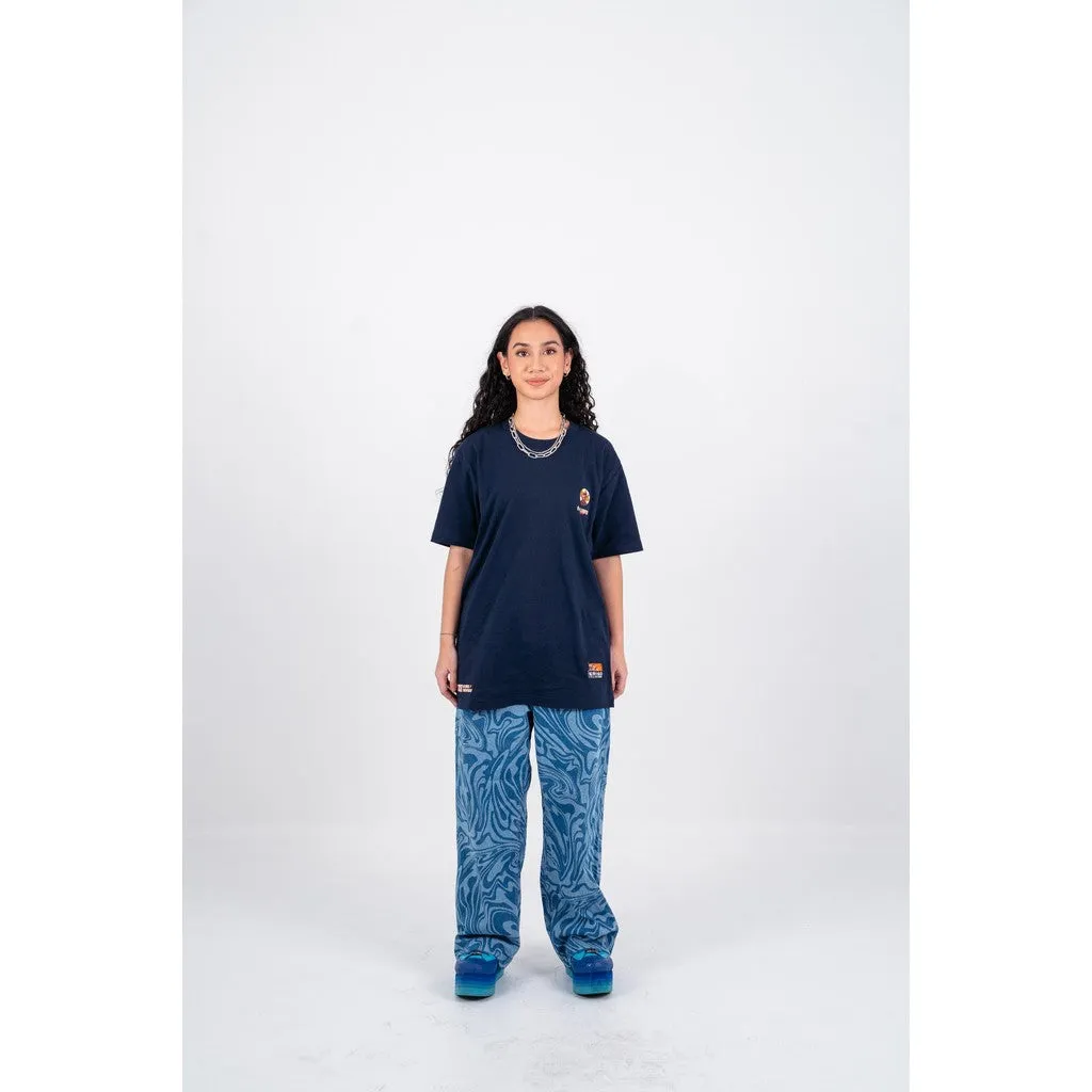 Erigo X M6 T-Shirt Oversize Sacred Claude Navy Unisex sold by Erigo product image thumbnail 2