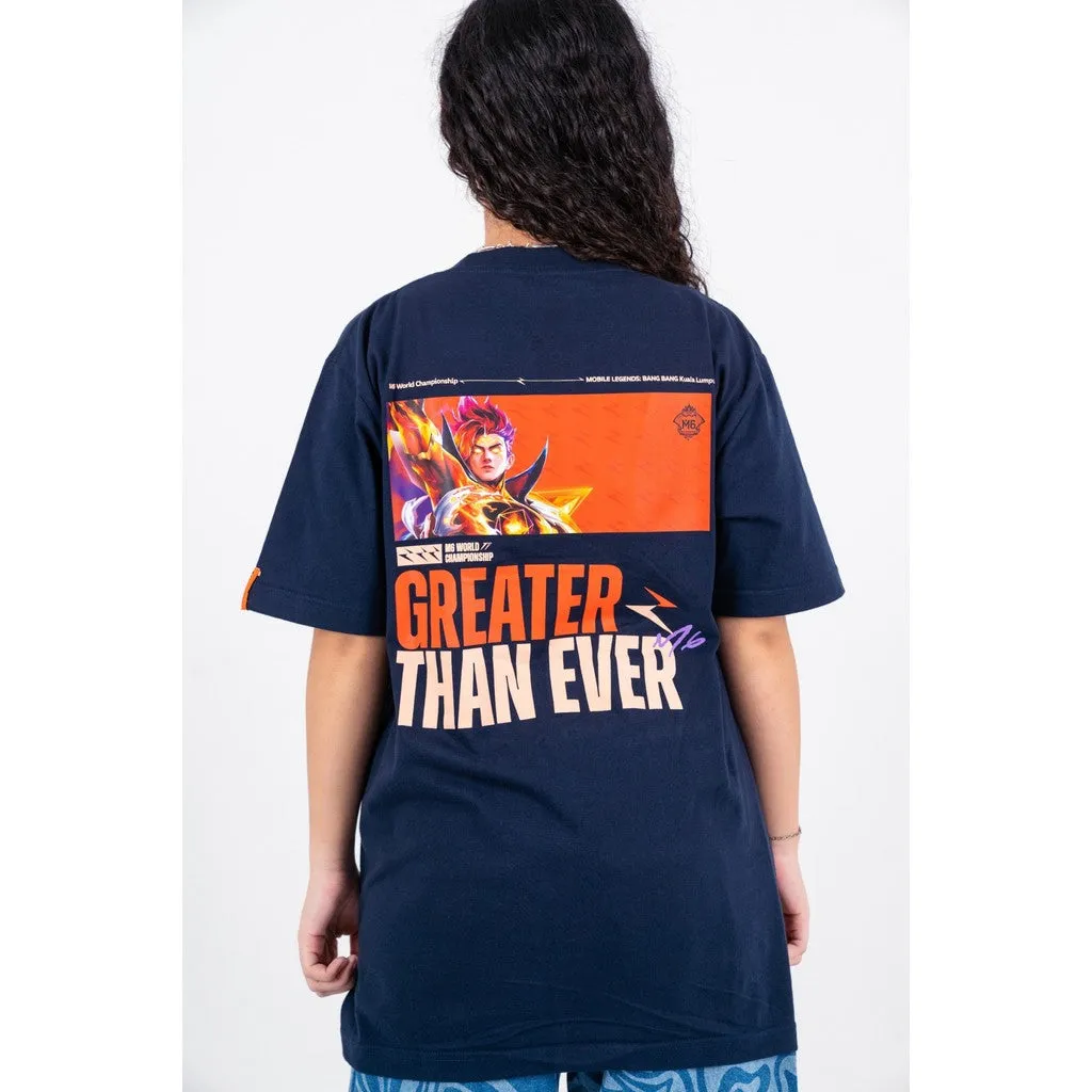 Erigo X M6 T-Shirt Oversize Sacred Claude Navy Unisex sold by Erigo
