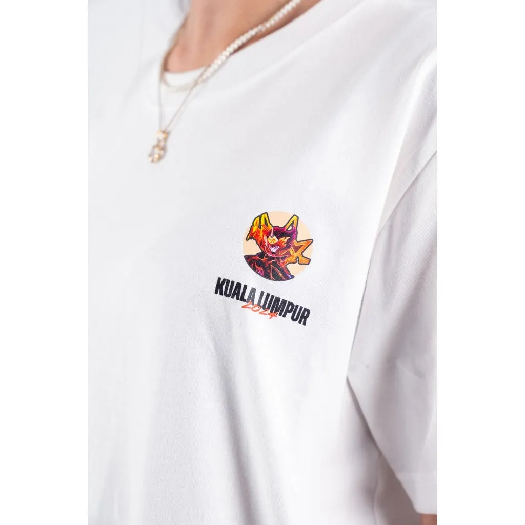 Erigo X M6 T-Shirt Oversize Sacred Claude White Unisex sold by Erigo product image thumbnail 5