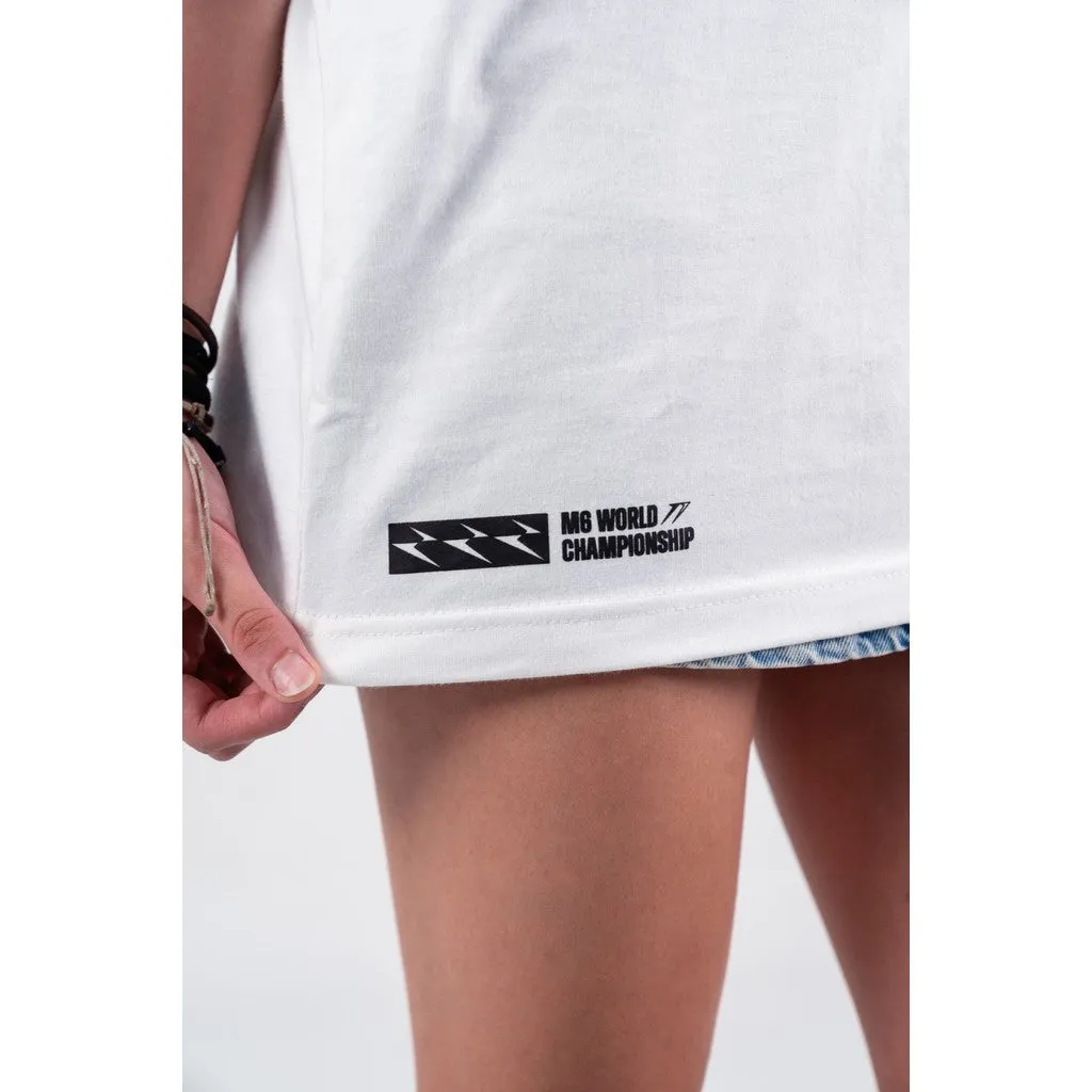 Erigo X M6 T-Shirt Oversize Sacred Claude White Unisex sold by Erigo product image thumbnail 3