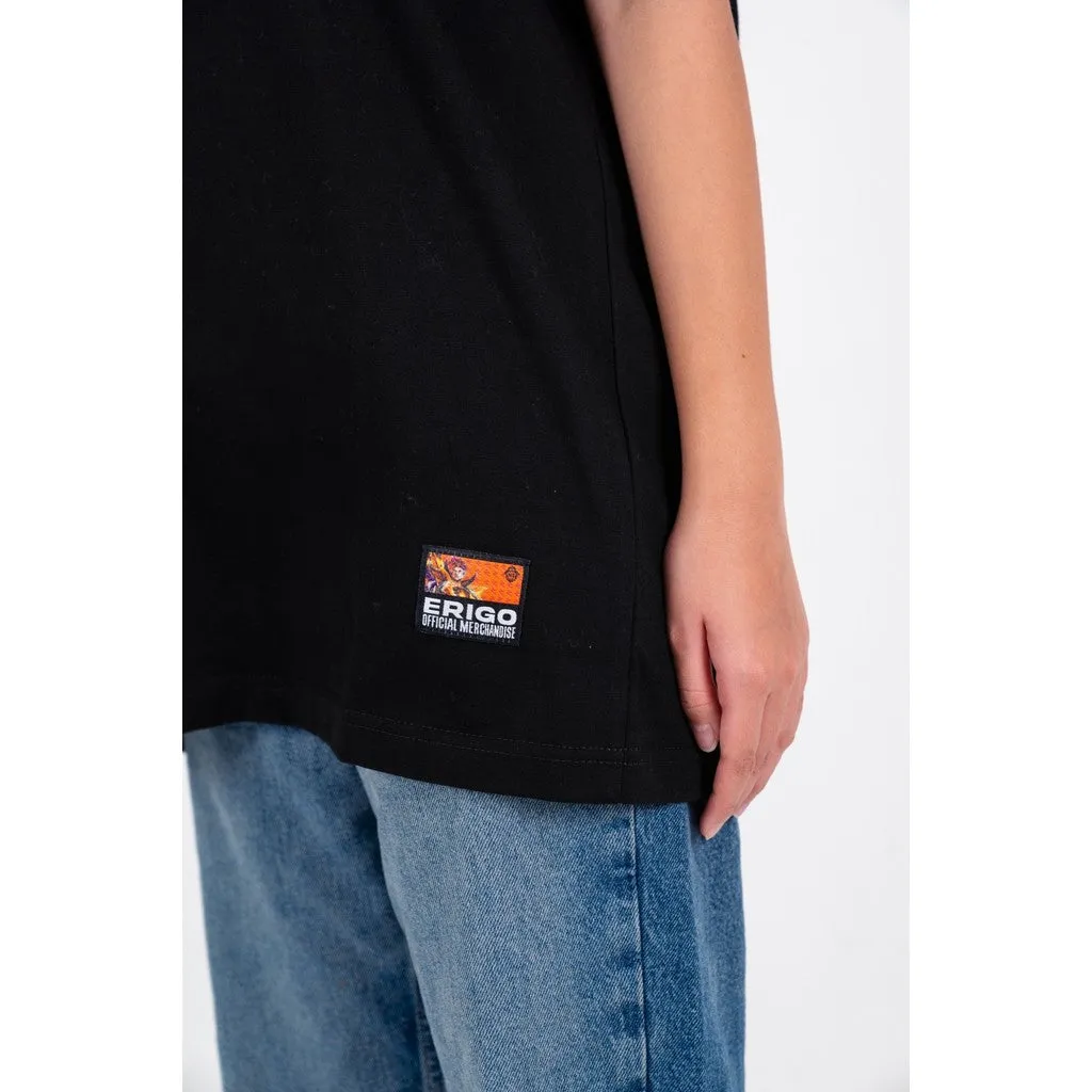 Erigo X M6 T-Shirt Oversize Sacred Claude Black Unisex sold by Erigo product image thumbnail 4