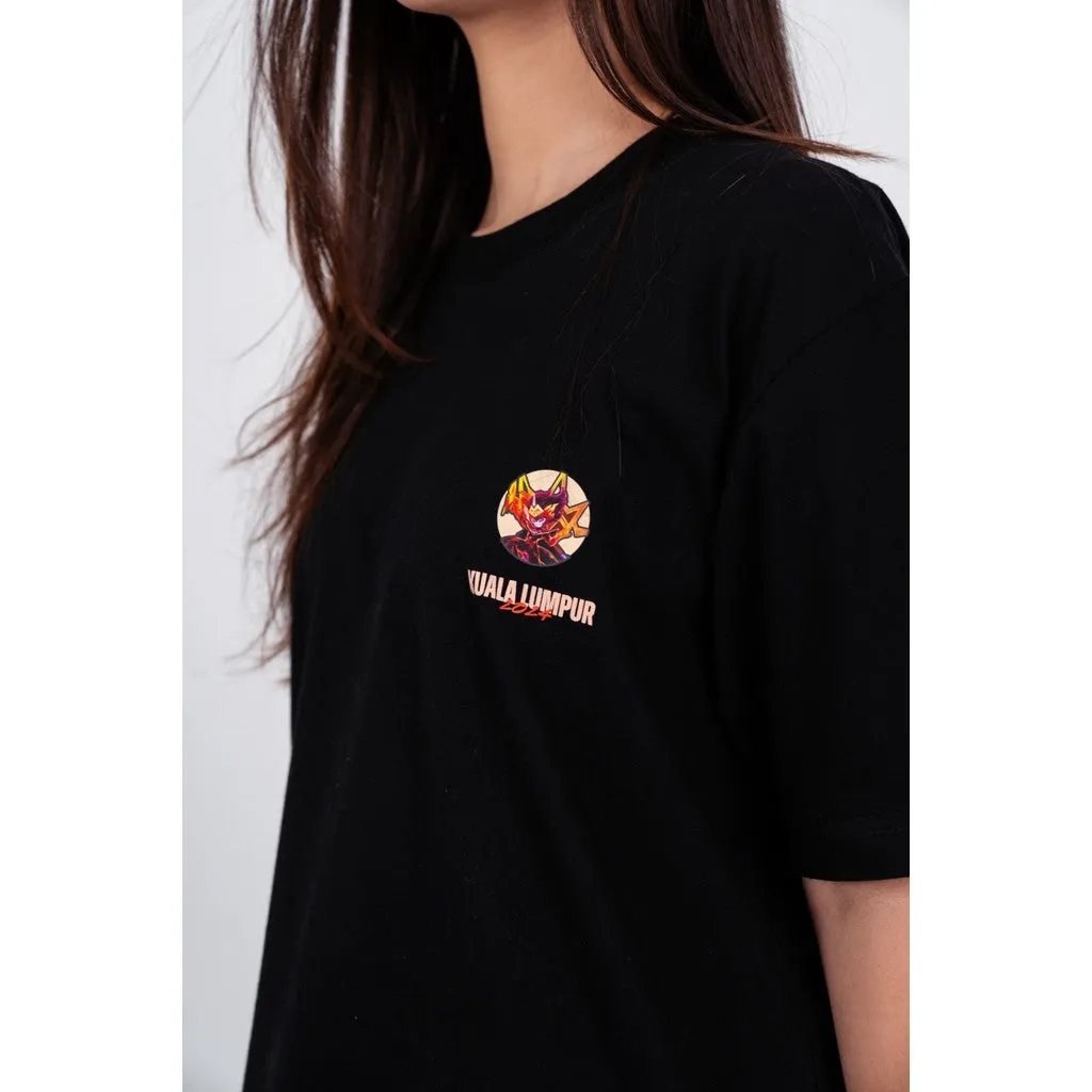 Erigo X M6 T-Shirt Oversize Sacred Claude Black Unisex sold by Erigo product image thumbnail 5