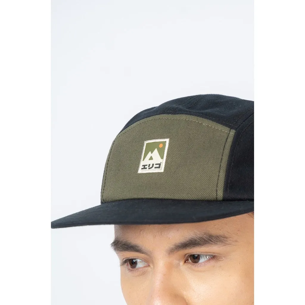 Erigo Five Panel Caps Haguro Black Army Unisex sold by Erigo product image thumbnail 5