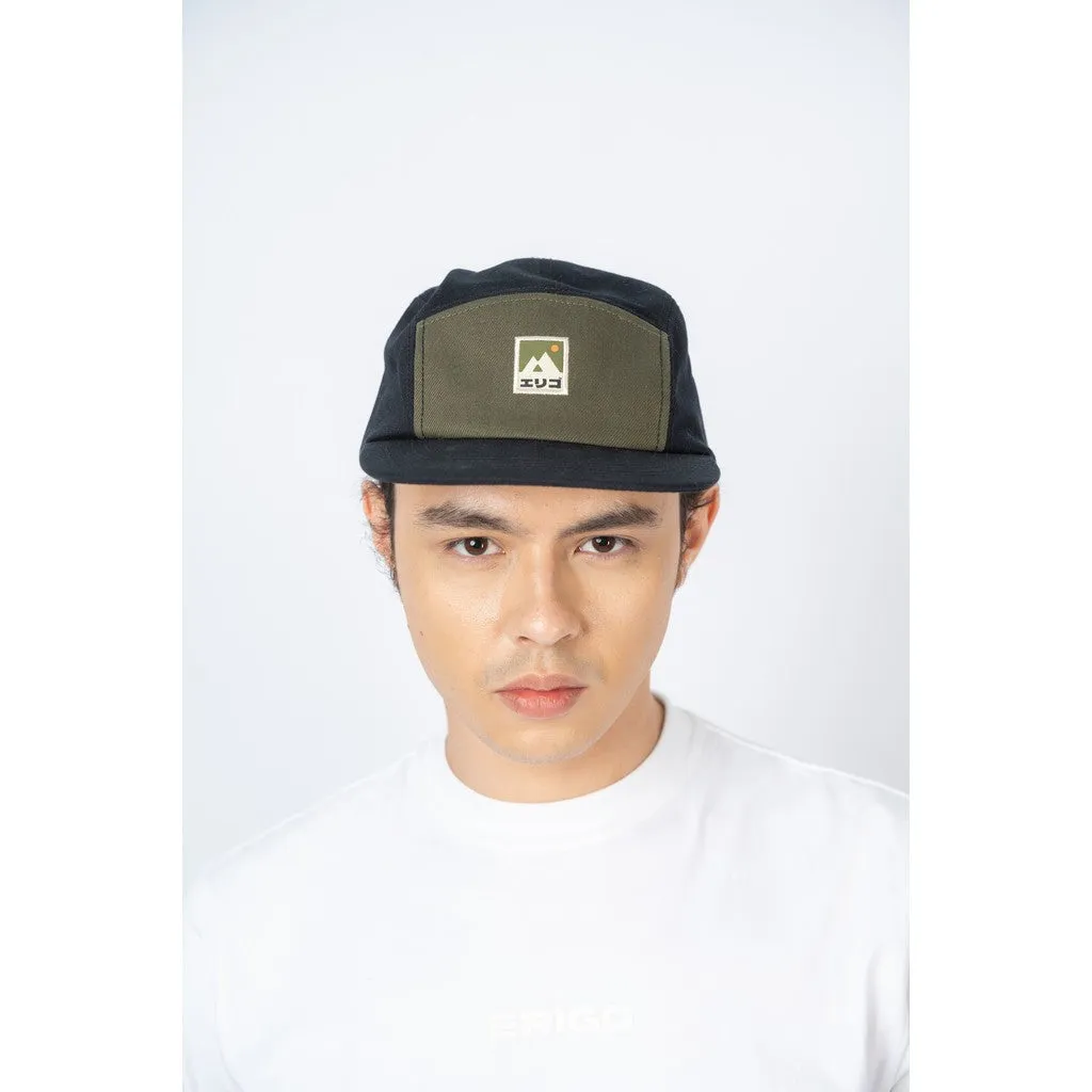 Erigo Five Panel Caps Haguro Black Army Unisex sold by Erigo product image thumbnail 2