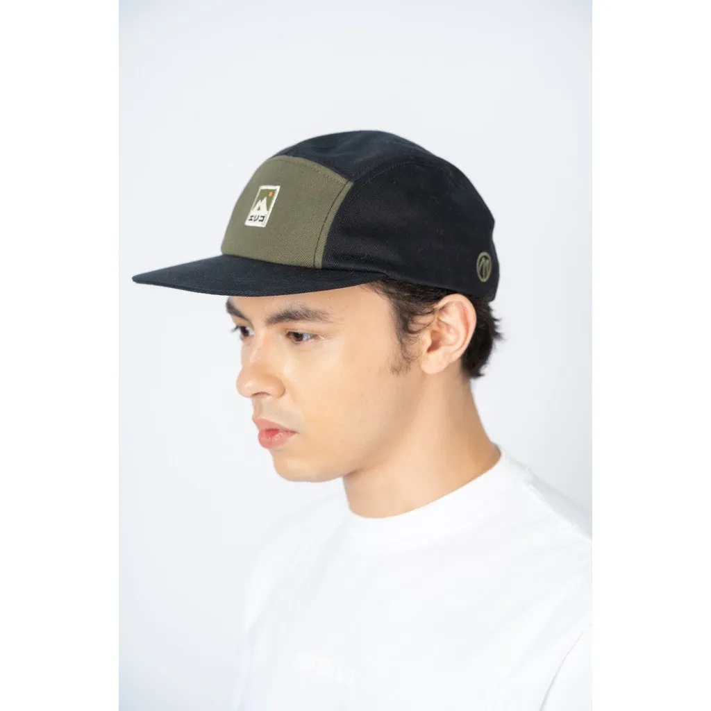 Erigo Five Panel Caps Haguro Black Army Unisex sold by Erigo product image thumbnail 4