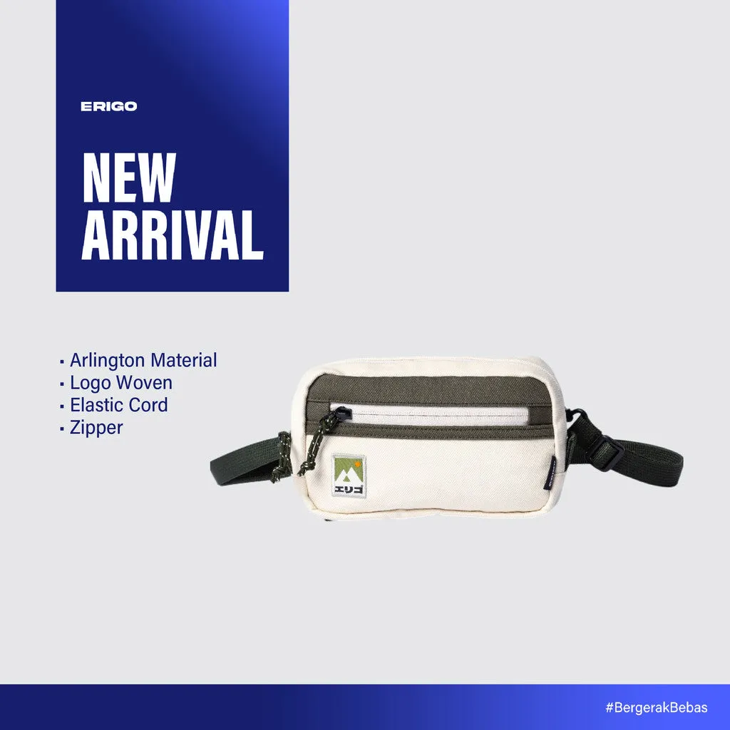 Erigo Clutch Bag Tsukuba Cream Army Unisex sold by Erigo