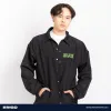 Erigo Coach Jacket Graphic Alder Black Unisex sold by Erigo