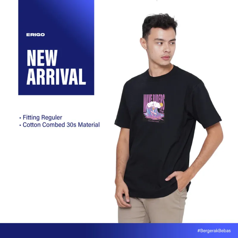 Erigo T-Shirt Graphic Solaris Black Unisex sold by Erigo