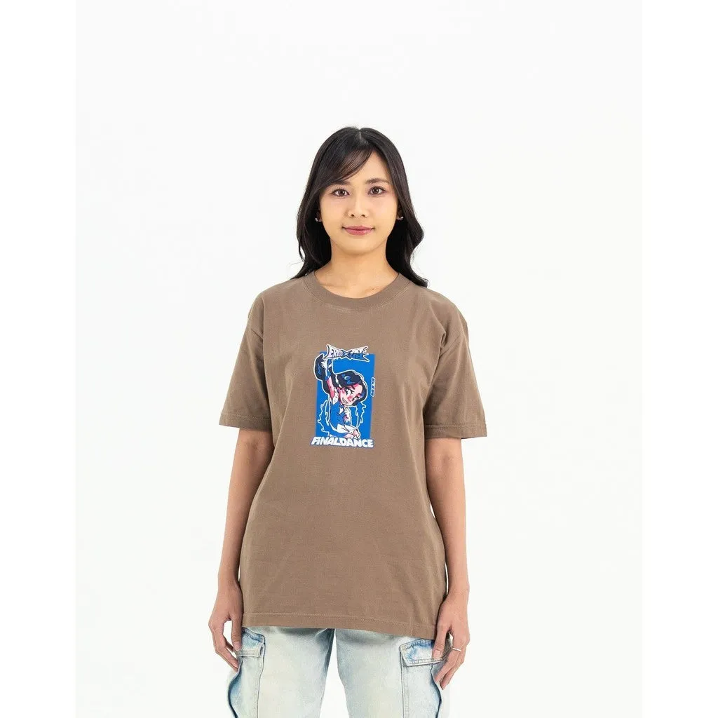 Erigo T-shirt Oversize Gita Final Dance Khaki - Kaos Oversize Unisex sold by Erigo product image thumbnail 2