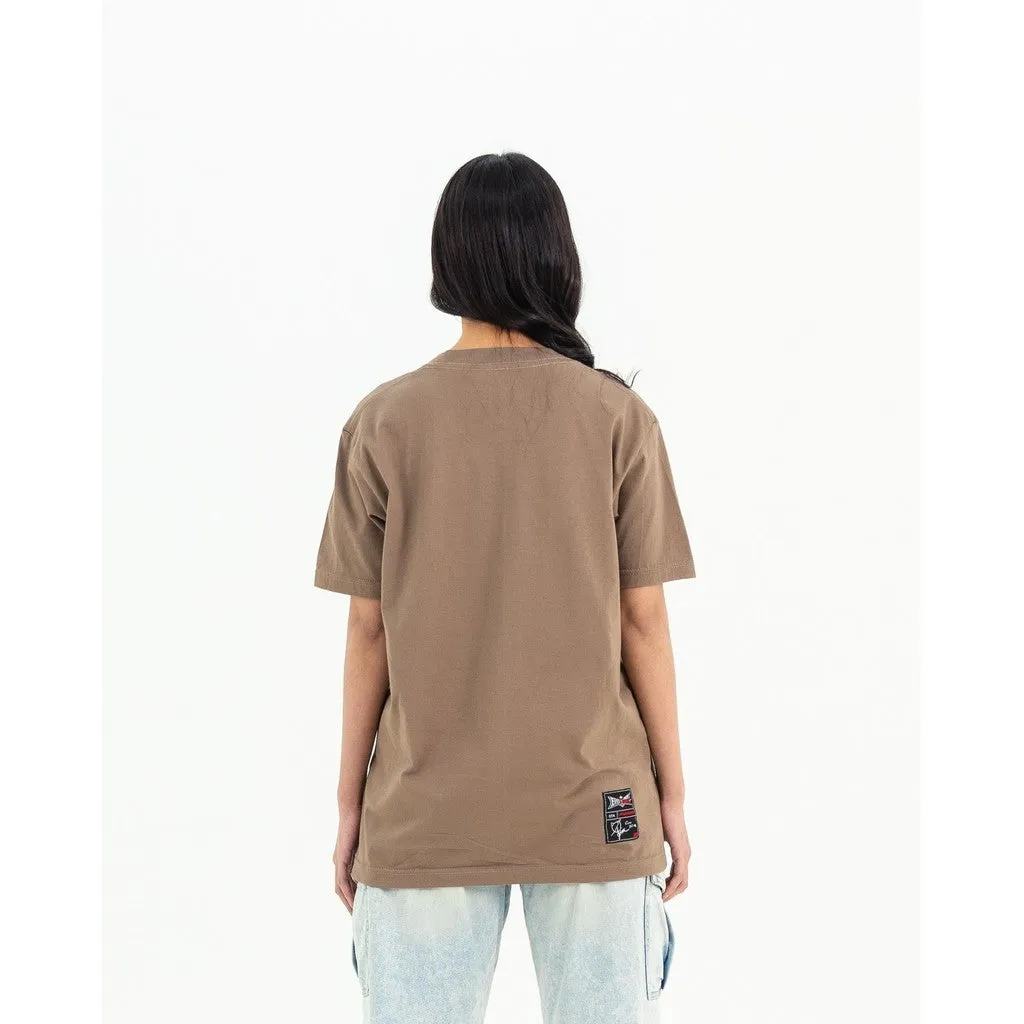 Erigo T-shirt Oversize Gita Final Dance Khaki - Kaos Oversize Unisex sold by Erigo product image thumbnail 3