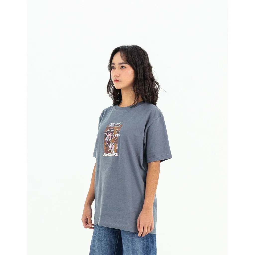 Erigo T-shirt Oversize Freya Final Dance Grey - Kaos Oversize Unisex sold by Erigo product image thumbnail 4