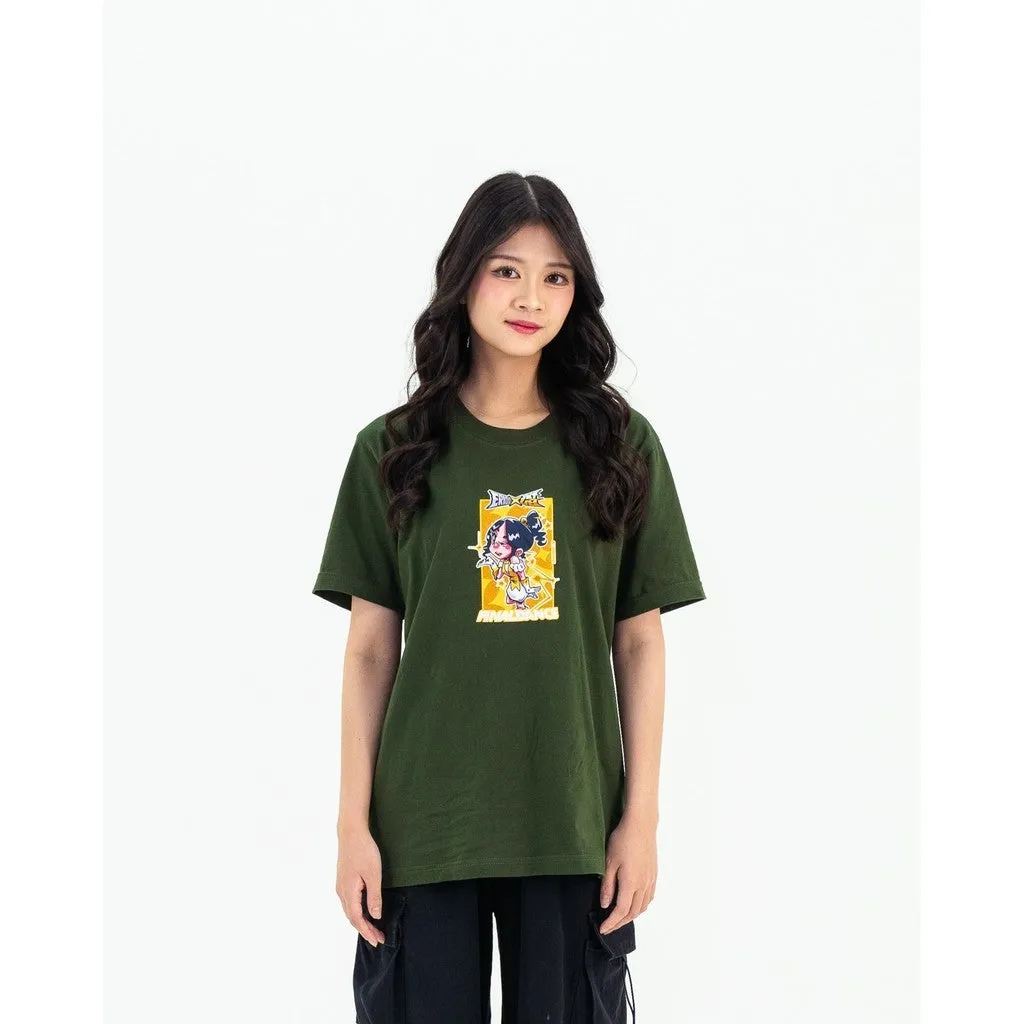 Erigo T-shirt Oversize Christy Final Dance Army - Kaos Oversize Unisex sold by Erigo product image thumbnail 2