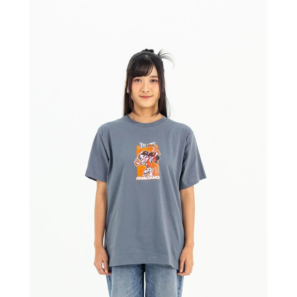 Erigo T-shirt Oversize Oniel Final Dance Grey - Kaos Oversize Unisex sold by Erigo product image thumbnail 2