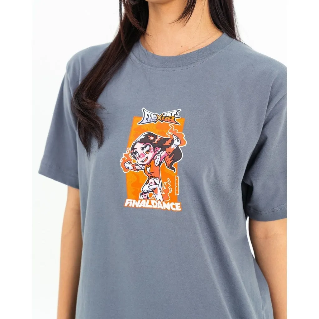 Erigo T-shirt Oversize Oniel Final Dance Grey - Kaos Oversize Unisex sold by Erigo product image thumbnail 5