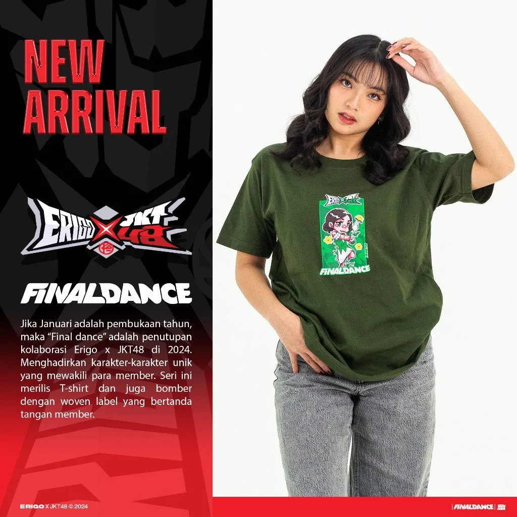 Erigo T-shirt Oversize Gracia Final Dance Army - Kaos Oversize Unisex sold by Erigo