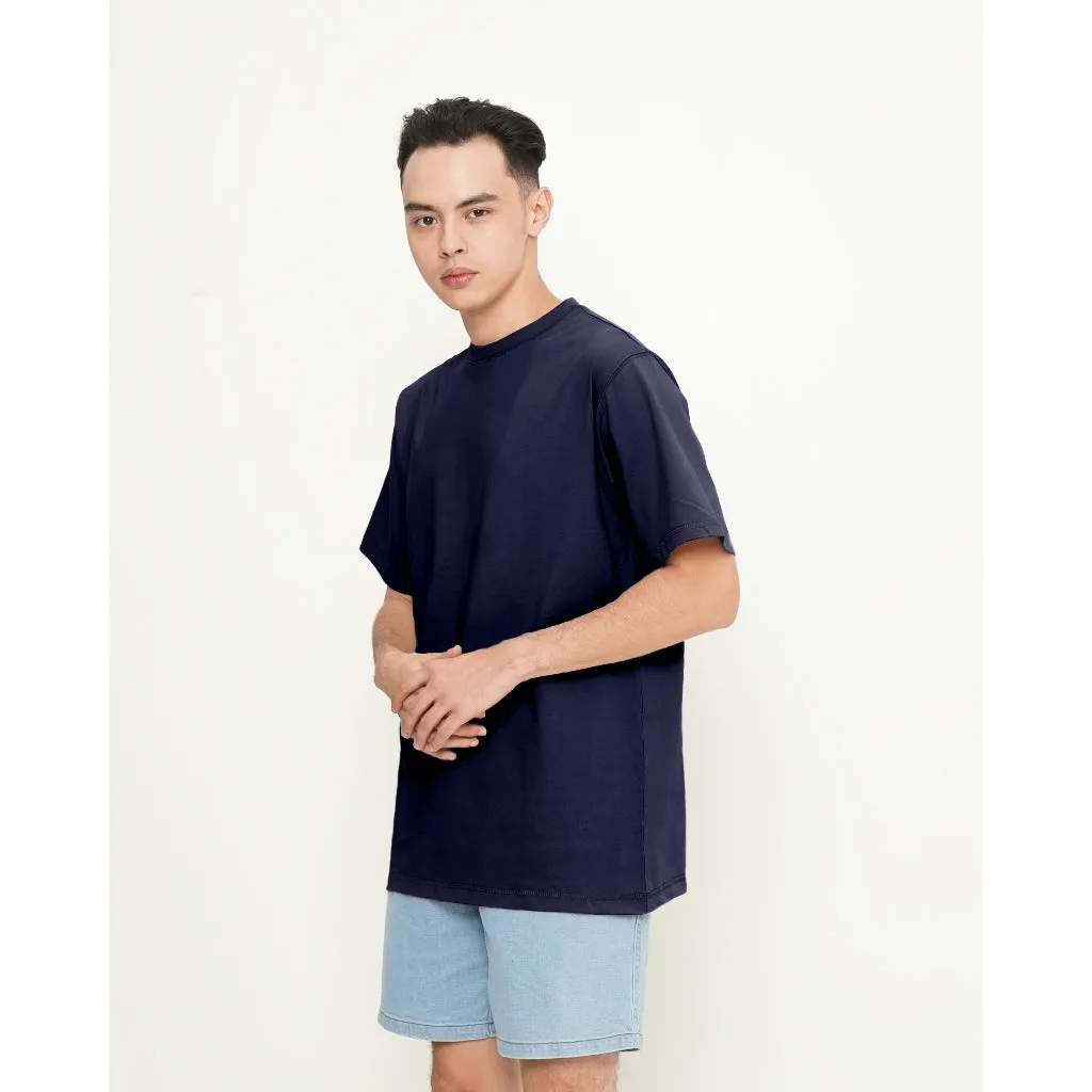 Erigo T-Shirt Basic Regular Navy Unisex sold by Erigo product image thumbnail 2