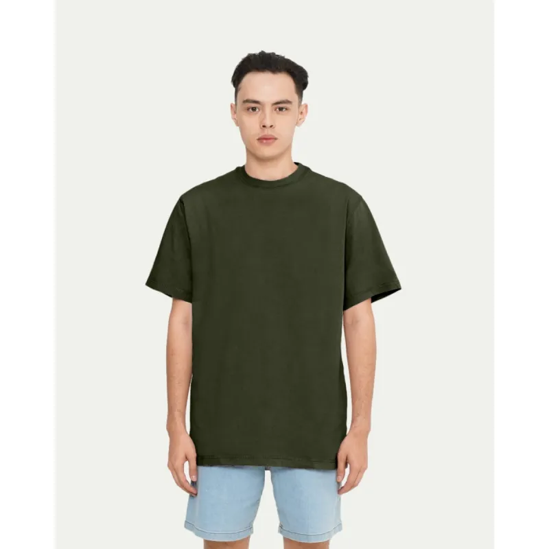 Erigo T-Shirt Basic Regular Olive Unisex sold by Erigo