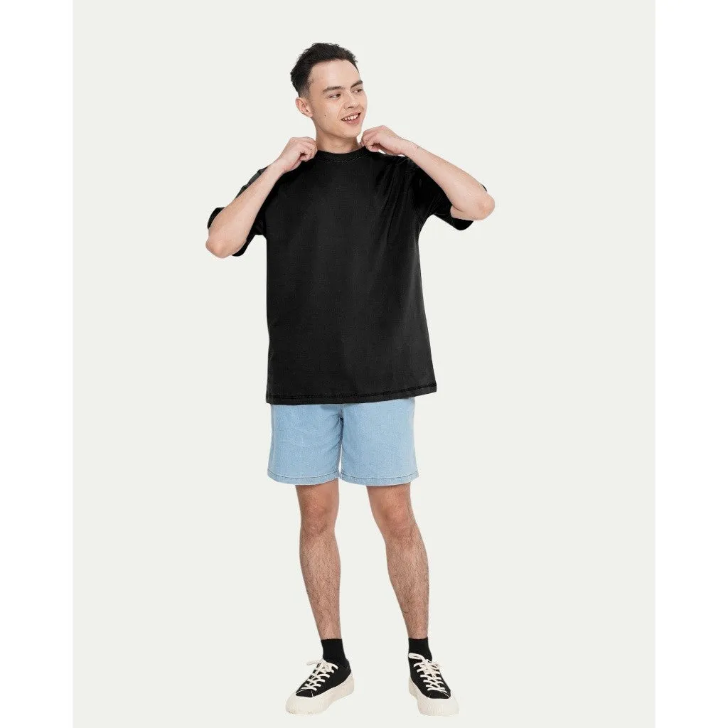 Erigo T-Shirt Basic Regular Black - Kaos Polos Unisex sold by Erigo product image thumbnail 2