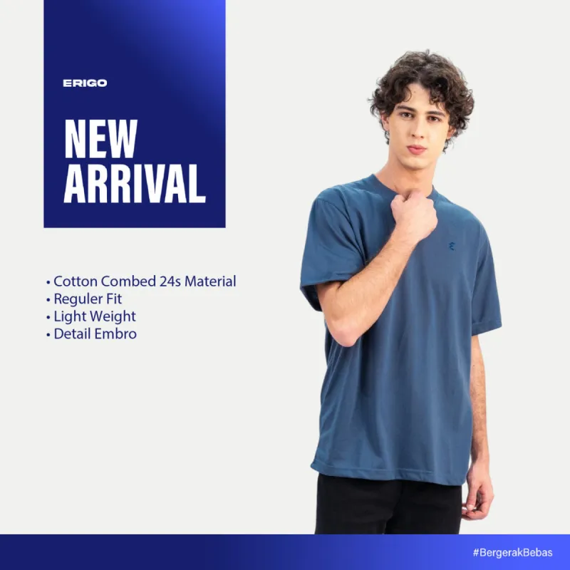 Erigo T-Shirt Embro Vashin Blue - Kaos Unisex sold by Erigo