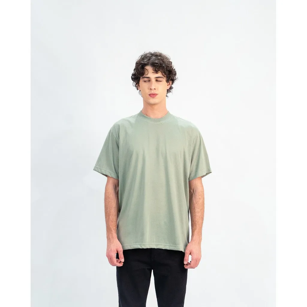 Erigo T-Shirt Contrast Stitch Vaiasu Sage - Kaos Unisex sold by Erigo product image thumbnail 2