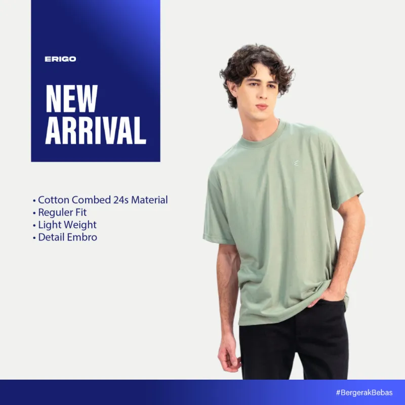 Erigo T-Shirt Embro Vankuro Sage - Kaos Unisex sold by Erigo