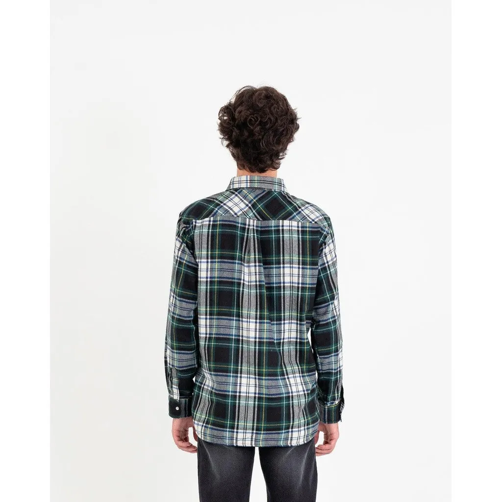 Erigo Flannel Shirt Nero Emerald Unisex sold by Erigo product image thumbnail 2